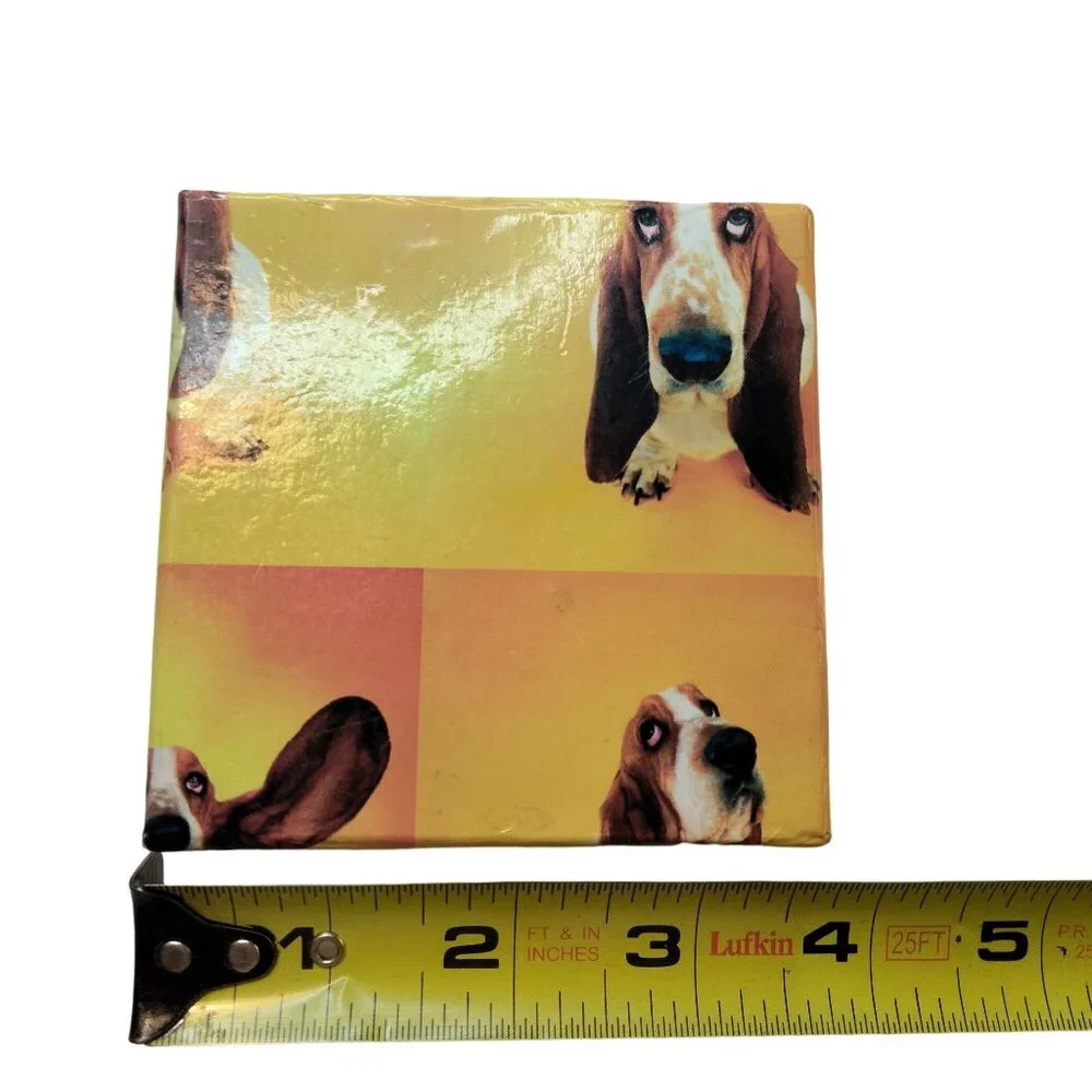 Basset Hound Jewelry Gift Box Yellow Orange